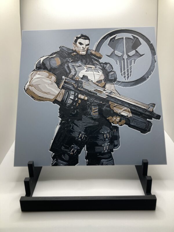 The Punisher Marvel Rivals Wall Art/Hueforge