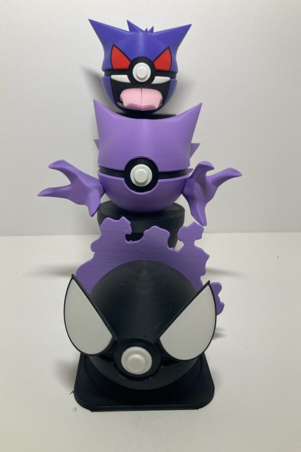 Ghastly/Haunter/Gengar Themed Pokeball