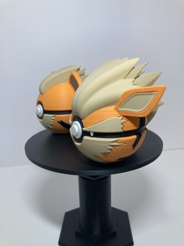 Growlithe/Arcanine Themed Pokeball - Image 2