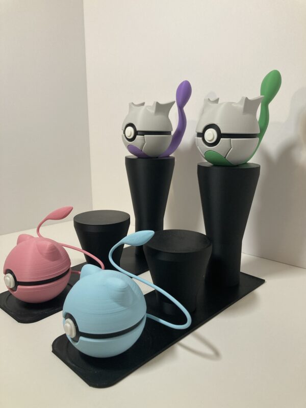 Mew/Mewtwo/SHINY Mew/Mewtwo Themed Pokeball - Image 2