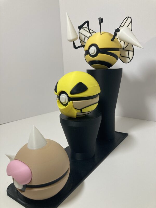 Weedle/Kakuna/Beedrill Themed Monster Ball - Image 2