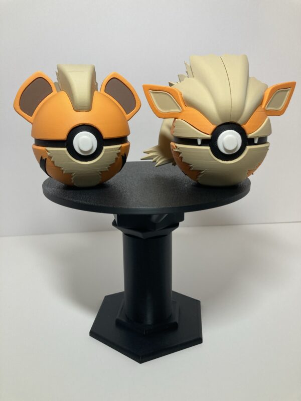 Growlithe/Arcanine Themed Pokeball