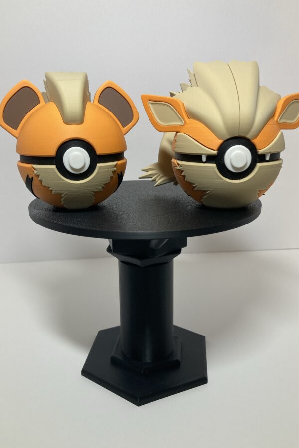 Growlithe/Arcanine Themed Pokeball