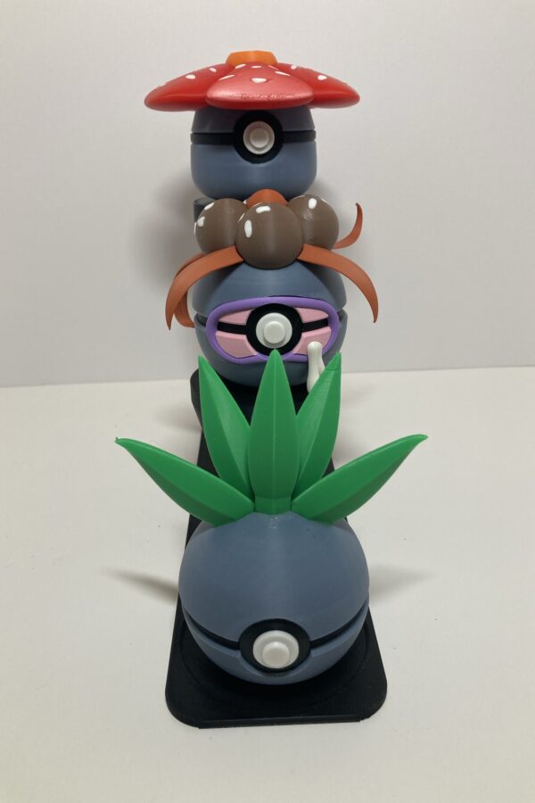 Oddish/Gloom/Vileplume Themed Pokeball