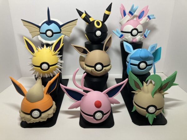 Eeveelution Themed Pokeball