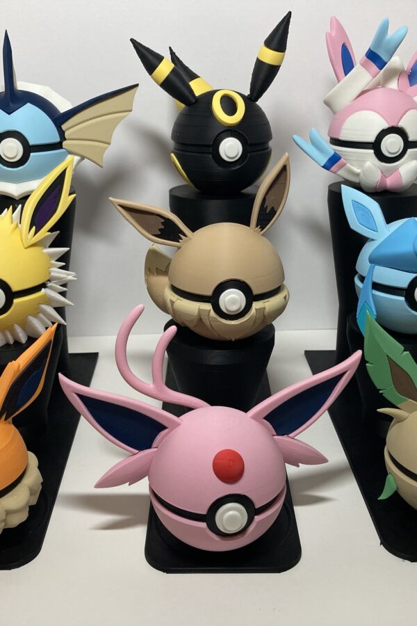 Eeveelution Themed Pokeball