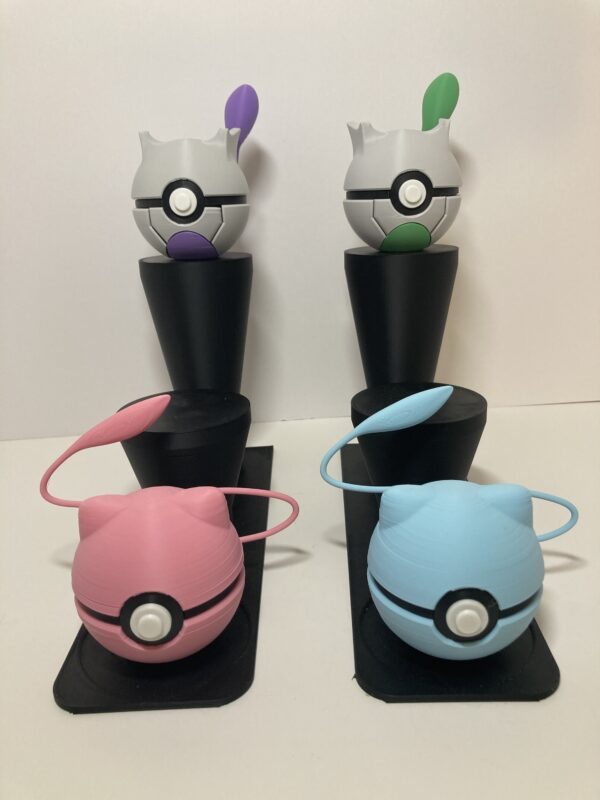 Mew/Mewtwo/SHINY Mew/Mewtwo Themed Pokeball