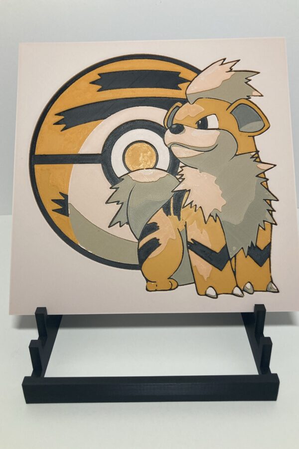 Growlithe Wall Art/Hueforge