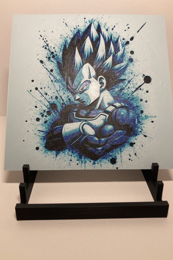 Vegeta Wall Art/Hueforge