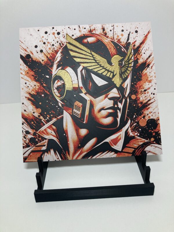 Captain Falcon Wall Art/Hueforge