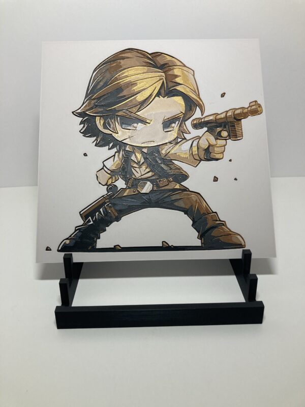 Chibi Han Solo Wall Art/Hueforge