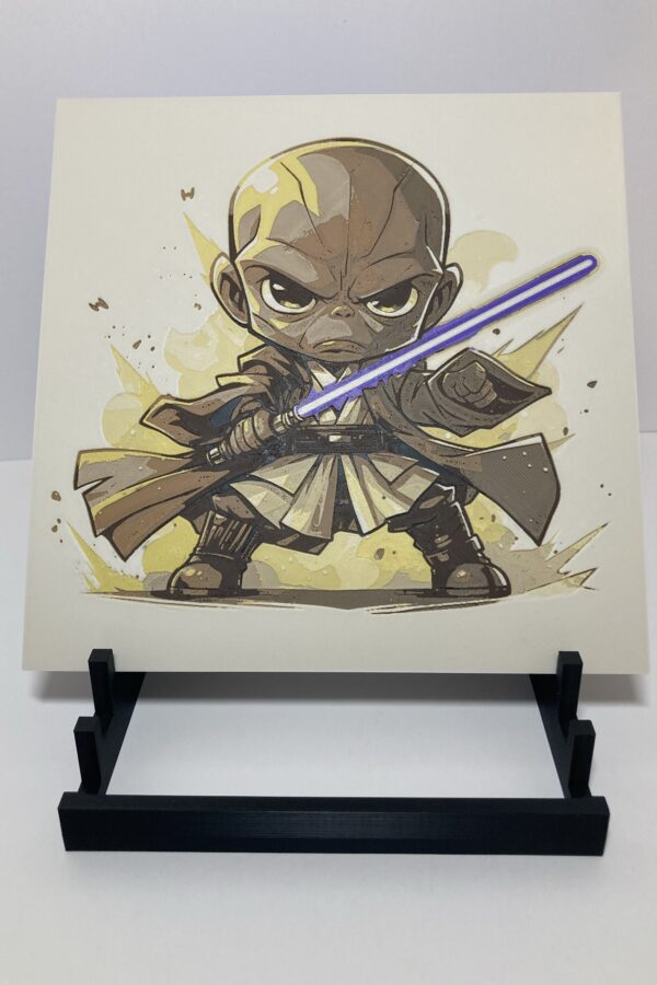 Chibi Mace Windu Wall Art/Hueforge