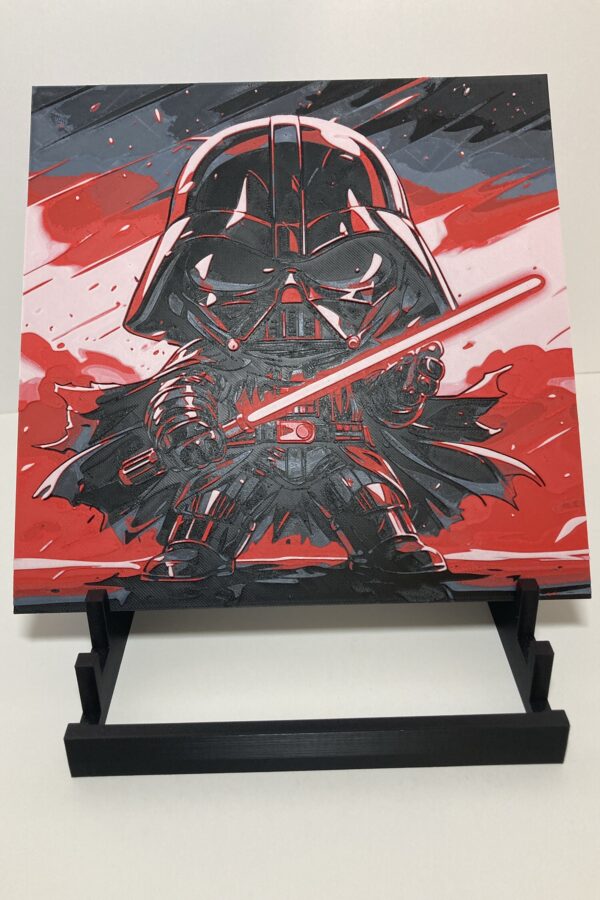 Chibi Darth Vader Wall Art/Hueforge