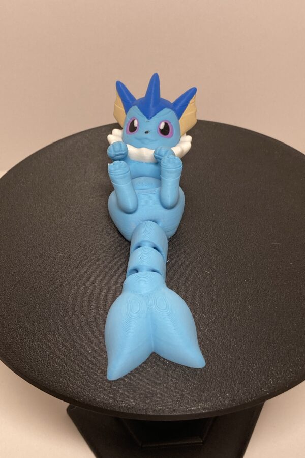 Articulating Vaporeon Keychain