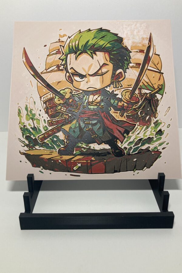 Chibi Zoro Wall Art/Hueforge