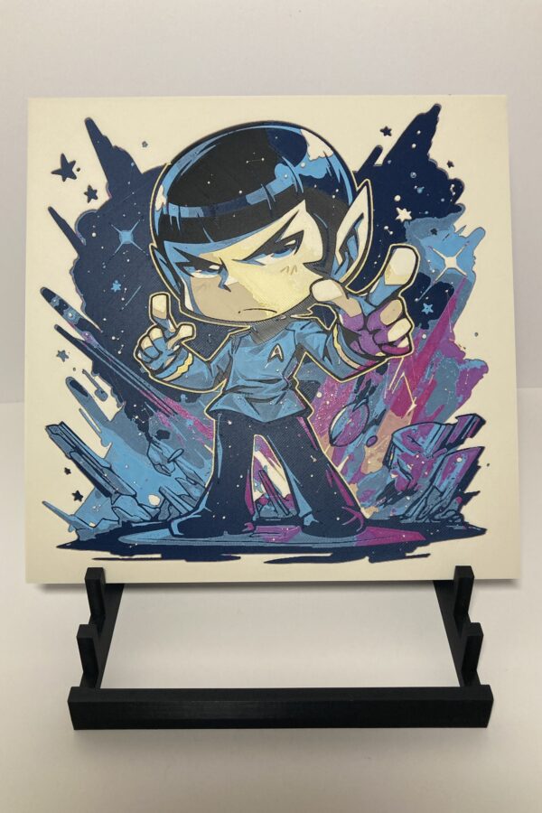 Chibi Spock Wall Art/Hueforge