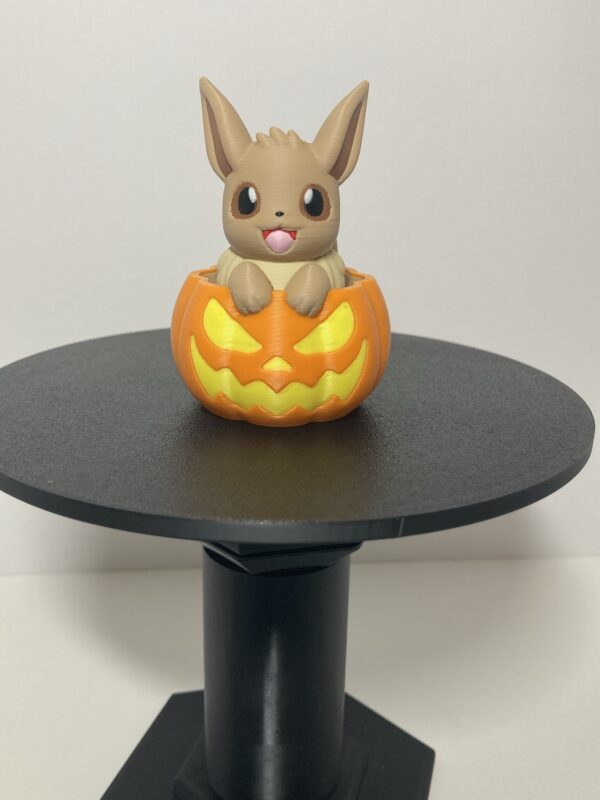 Eevee in a Pumpkin Figure