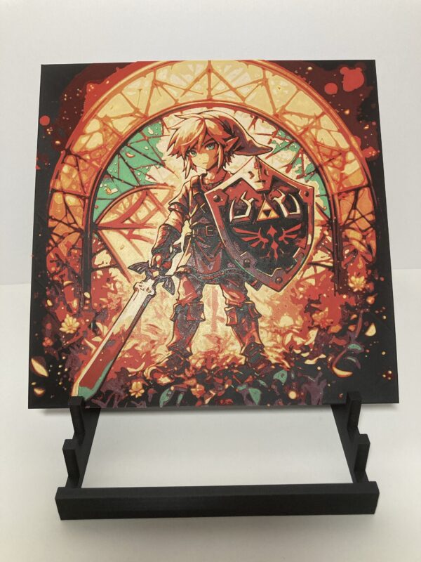 “Stained Glass” Link Wall Art/Hueforge