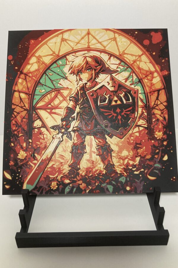 “Stained Glass” Link Wall Art/Hueforge