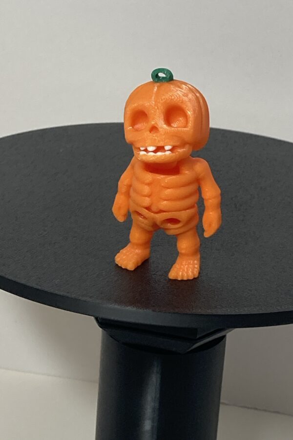 Pumpkin Skeleton Articulating Keychain