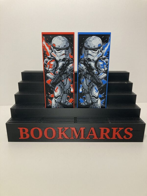 Red/Blue Stormtrooper Bookmarks Art/Hueforge