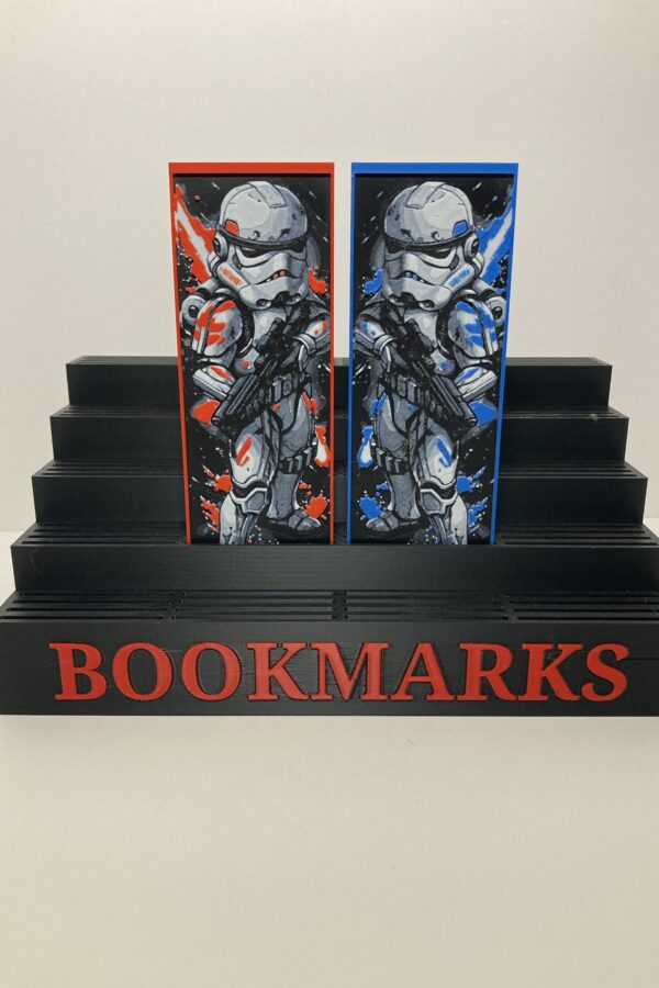 Red/Blue Stormtrooper Bookmarks Art/Hueforge