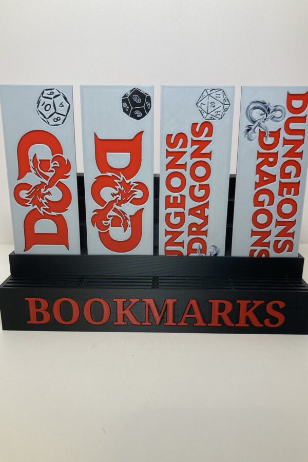 Dungeons and Dragons Bookmarks Art/Hueforge