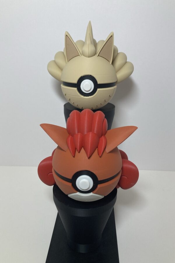 Vulpix/Ninetales Themed Monster Ball