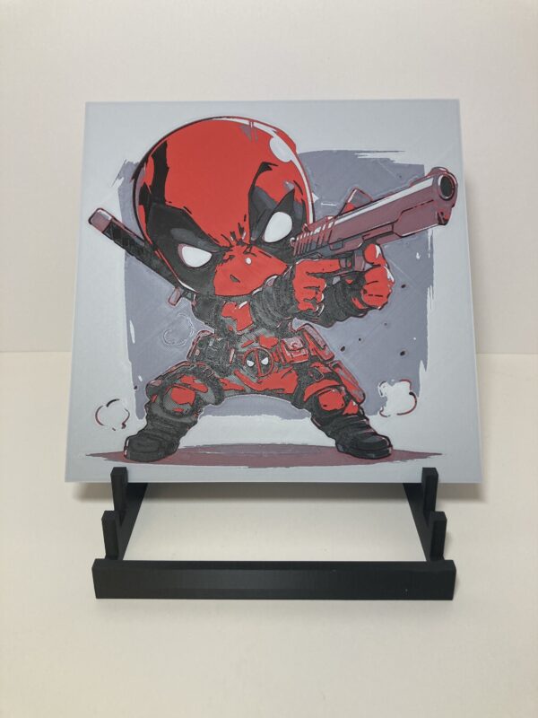 Chibi Deadpool Wall Art/Hueforge