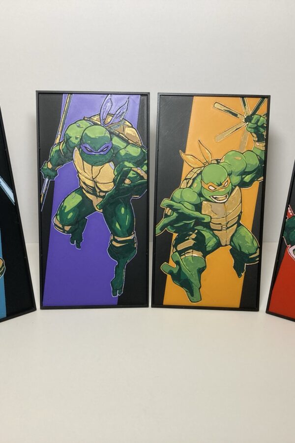 TMNT Desk Art/Hueforge