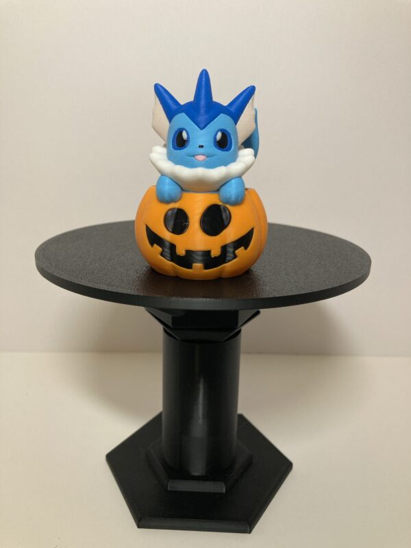 Vaporeon in a Pumpkin Figure