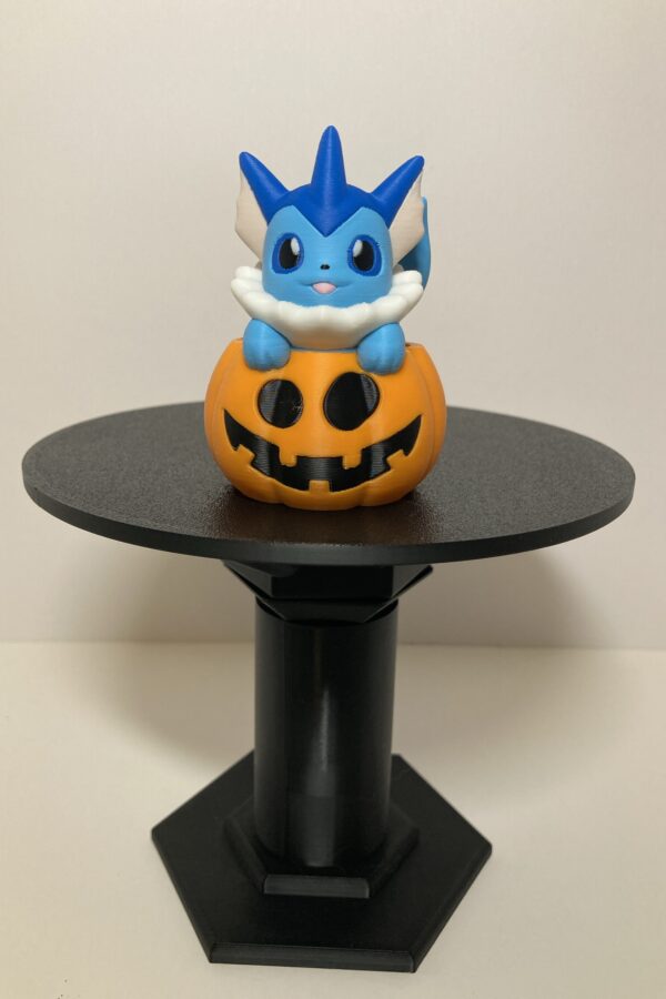Vaporeon in a Pumpkin Figure