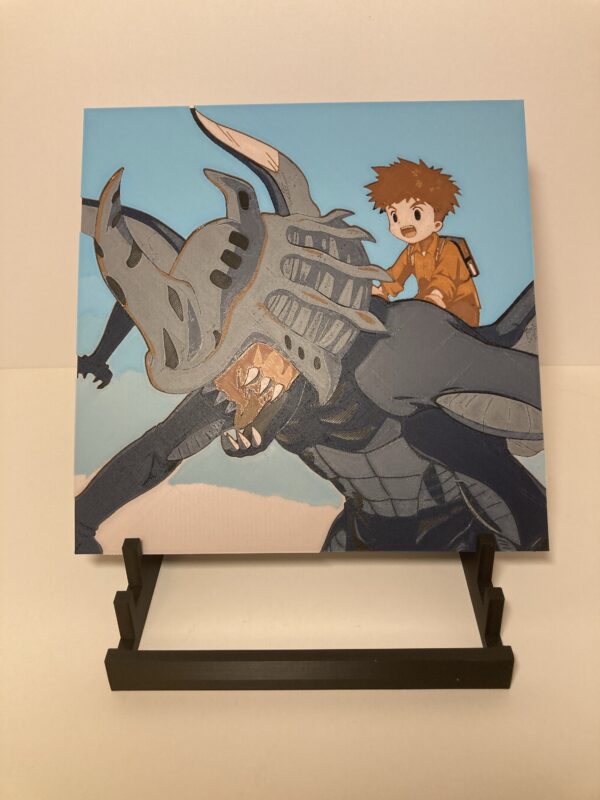 Kabuterimon and Izzy Wall Art/Hueforge