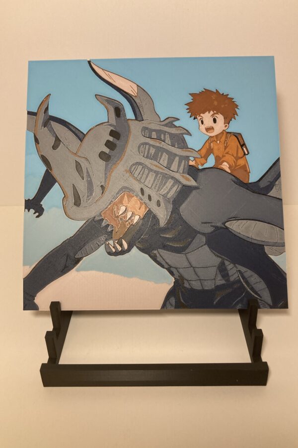 Kabuterimon and Izzy Wall Art/Hueforge
