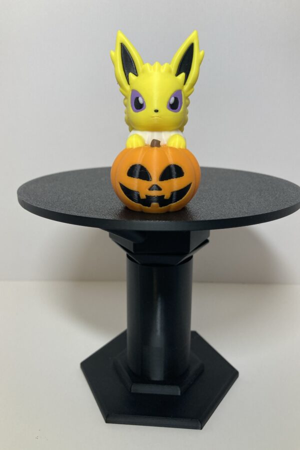 Jolteon in a Pumpkin Figure