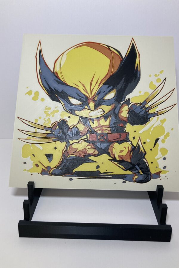 Chibi Wolverine Wall Art/Hueforge